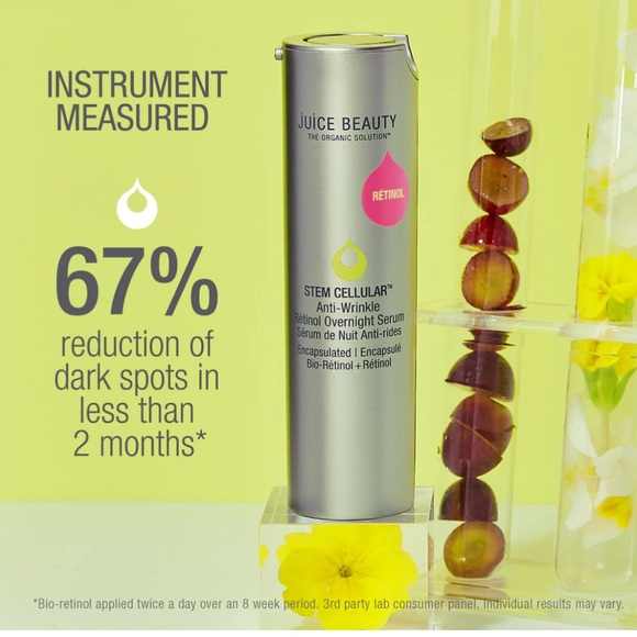 NEW Juice Beauty Stem Cellular Anti-Wrinkle Retinol Overnight Serum - Picture 4 of 6